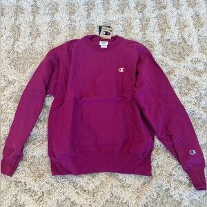 Pink champion crewneck